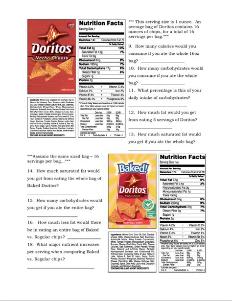 Nutrition Label Worksheet Answer Adopt An Element Worksheet Answers - Adopt An Element Worksheet Answers