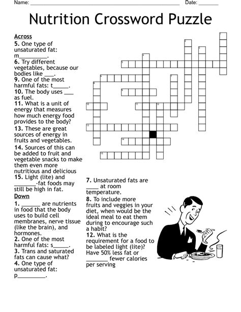 Nutrition Science Crossword Puzzle Clues Amp Answers Dan Science Of Nutrition Crossword Clue - Science Of Nutrition Crossword Clue