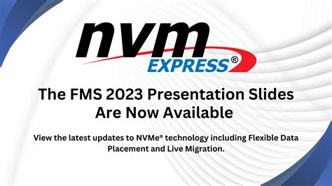 Read Nvm Express Unlock The Potential Flash Memory Summit 