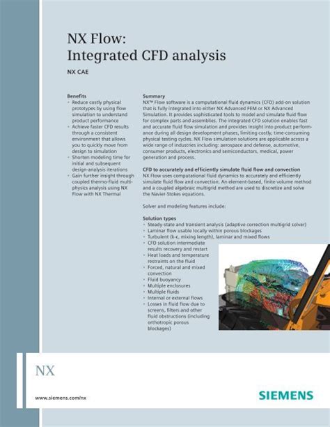 Read Nx Flow Integrated Cfd Analysis Pdfsdocuments2 