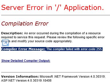 nxc compile failed with error