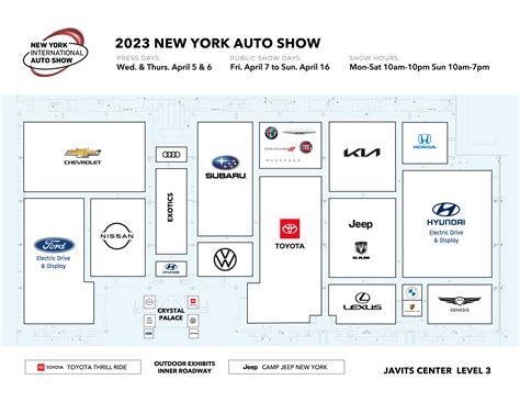 nyc auto show hours
