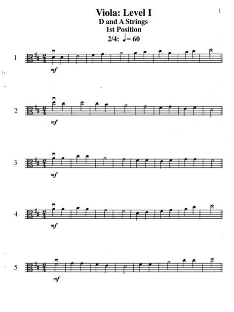 Nyssma Sight Reading Viola Level 3