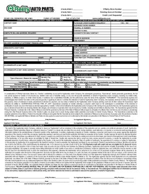 o%27reilly auto parts application online