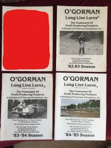 O Gorman Trapping Catalog