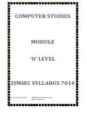 o level computer studies syllabus 2014