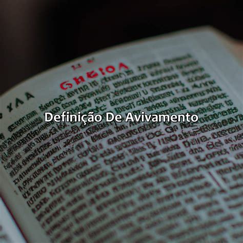 O Que é Avivamento