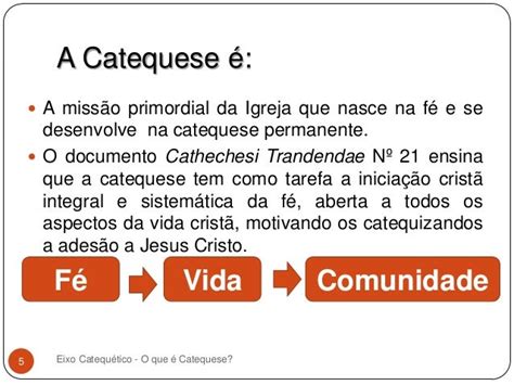 O Que é Catequese