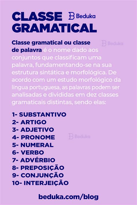 O Que Classe Gramatical