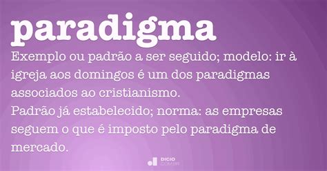 O Que E Paradigma
