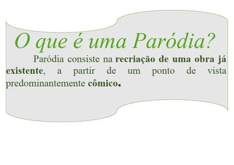O Que E Parodia