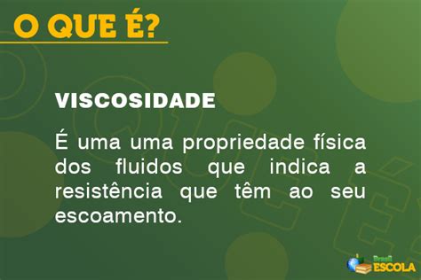 O Que E Viscosidade