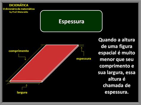 O Que é Espessura