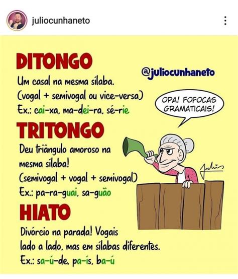 O Que é Hiato Ditongo E Tritongo