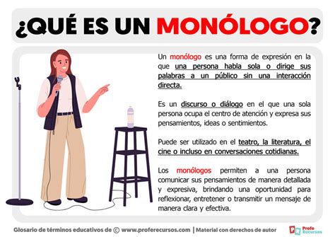 O Que é Monologo