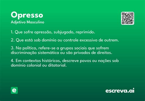 O Que é Opressão