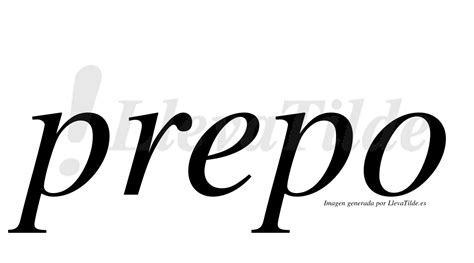 O Que é Prepo