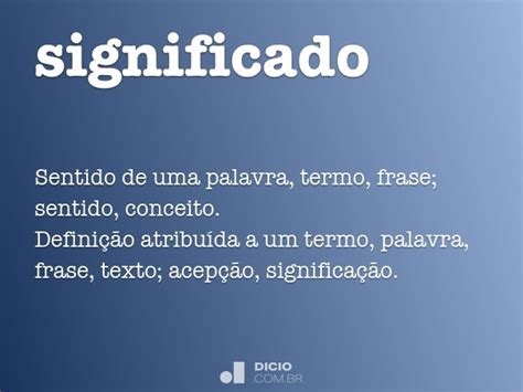 o que significa a