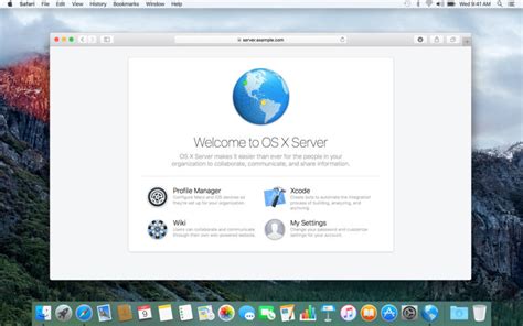 O S X Server 5