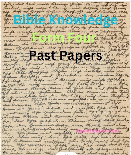 Read Online O Level Bible Knowledge Past Papers 