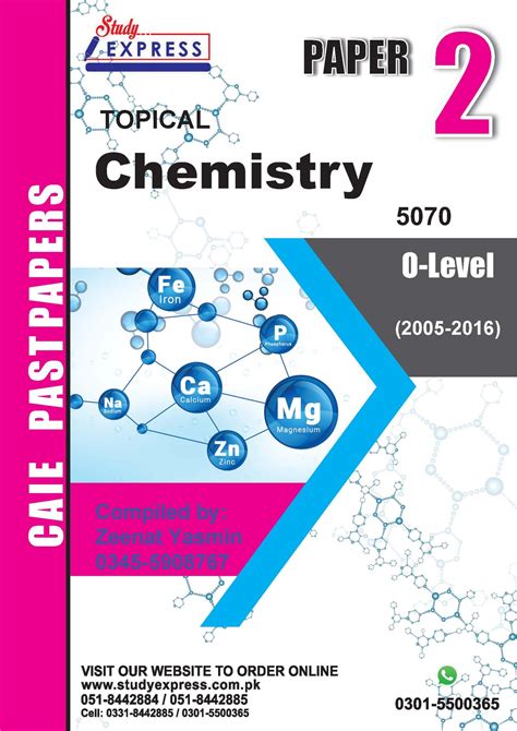 Read O Level Chemistry Topical Past Papers 