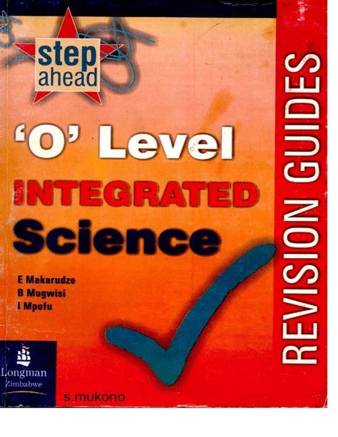 Download O Level Intergrated Science Step Ahead Study Guide 