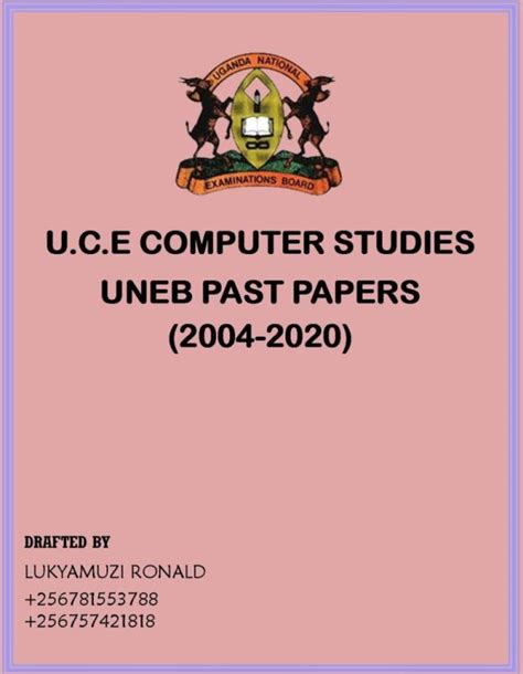 Read Online O Level Uneb Past Papers 