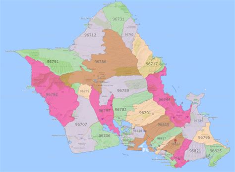 oahu hawaii zip code