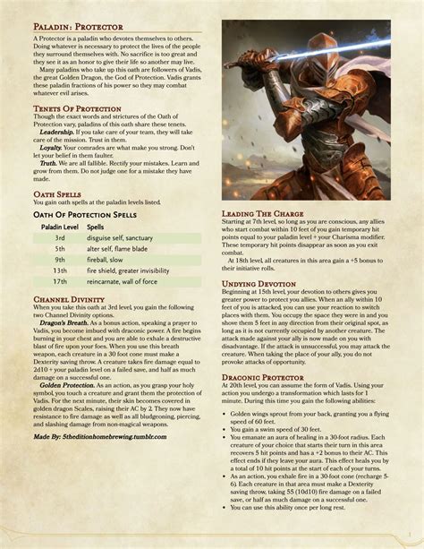 Oath Of Devotion 5e