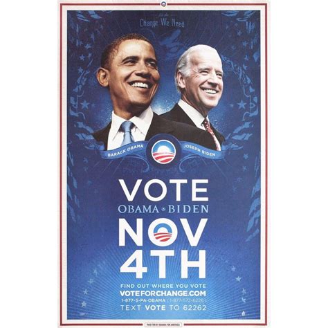 Obama Biden Campaign Poster