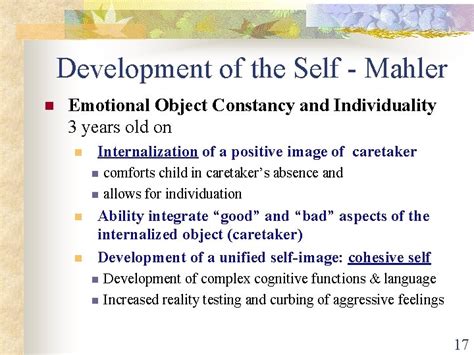 Object Constancy Mahler