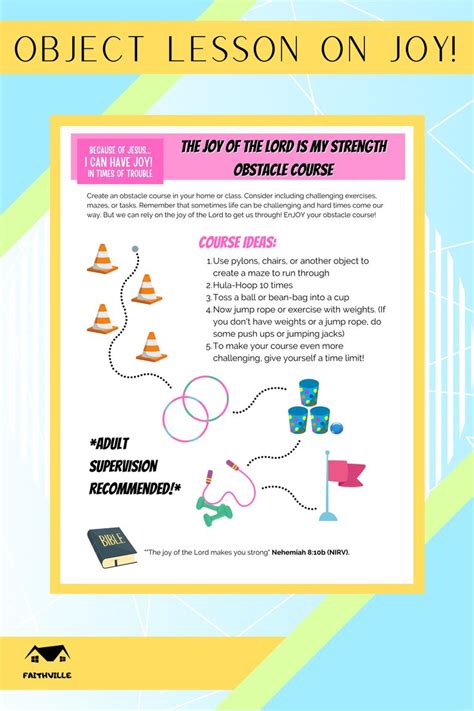 Object Lessons About Joy For Kids