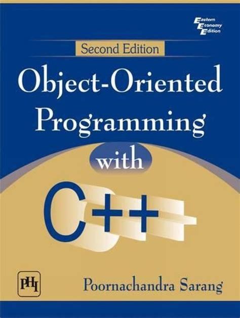 Object Oriented Programming Poornachandra Sarang