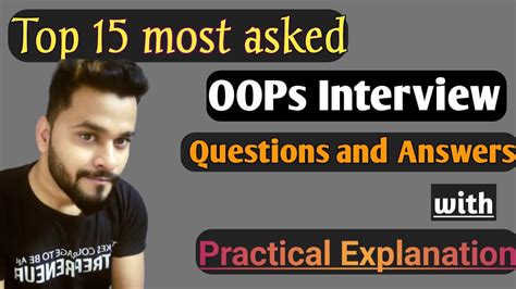 Read Object Oriented Programming Interview Questions And Answers 