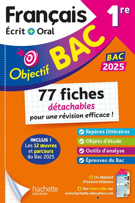 Objectif Bac Fiches Da C Tachables Anglais Termin