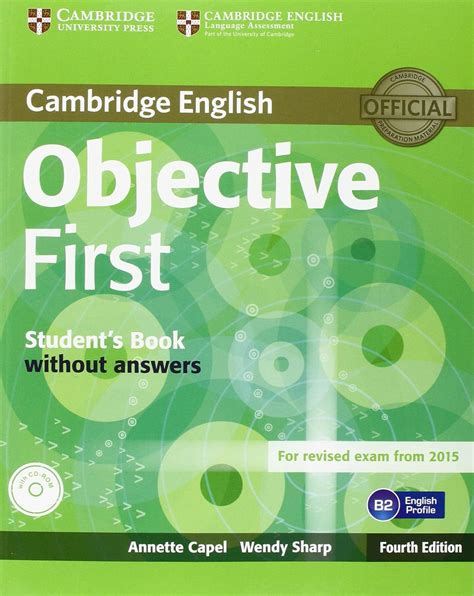 Objective First Students Book With Answers With Cd Rom