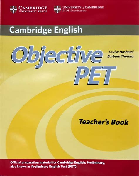 Objective Pet Teacher Book