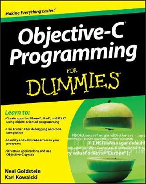 Download Objective C Programming For Dummies 