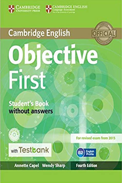 Read Objective First Students Book Pack Students Book With Answers With Cd Rom And Class Audio Cds 2 3Rd Edition By Capel Annette Sharp Wendy 2012 Paperback 