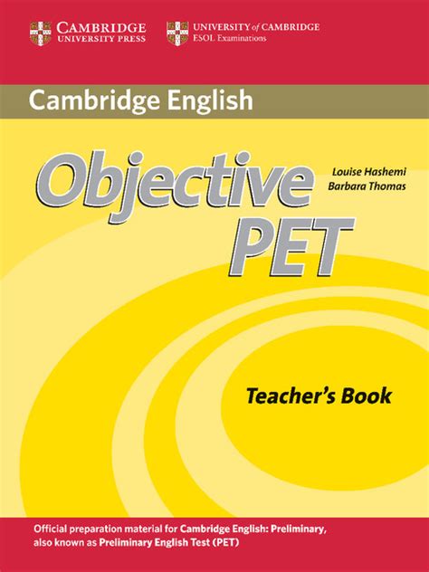 Download Objective Pet Second Edition Teacher 