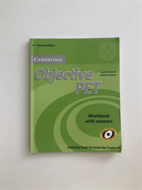Read Online Objective Pet Workbook With Answers Second Edition 