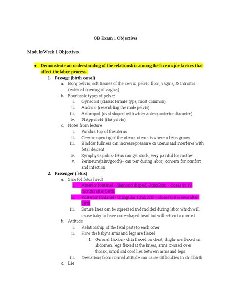 Objectives Of Ob