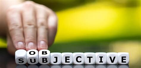 objectiviteit subjectiviteit