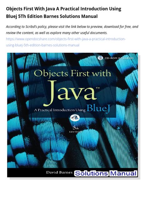Objects First With Java Solutions Chapter 6