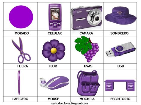 Objetos Color Morado