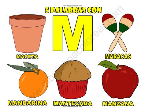Objetos Con La Letra M