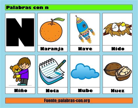 Objetos Con La Letra N
