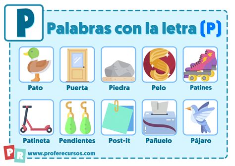 Objetos Con La Letra P