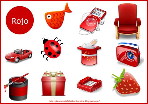 Objetos De Color Rojo