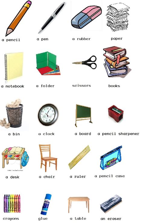 Objetos En Ingles